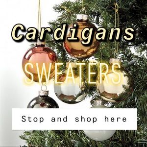 Tis the season for sweaters & cardigans